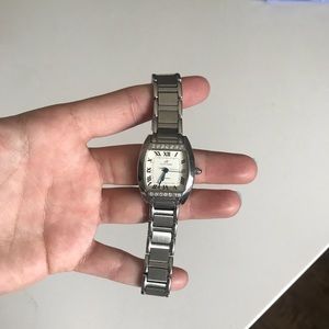 Klaus Kobec Stainless Steel Charisma Diamond Watch